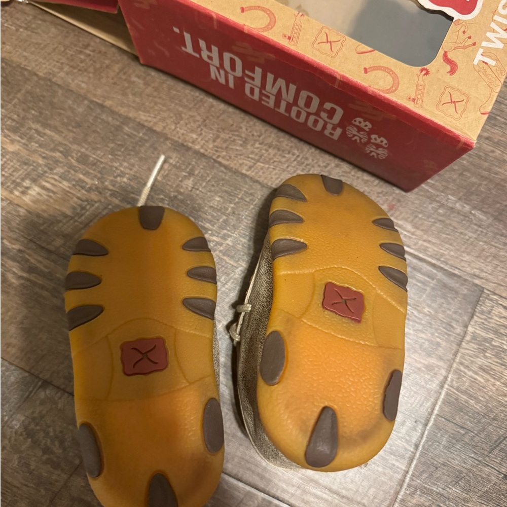 Twisted X Tan and Brown Baby Walkers